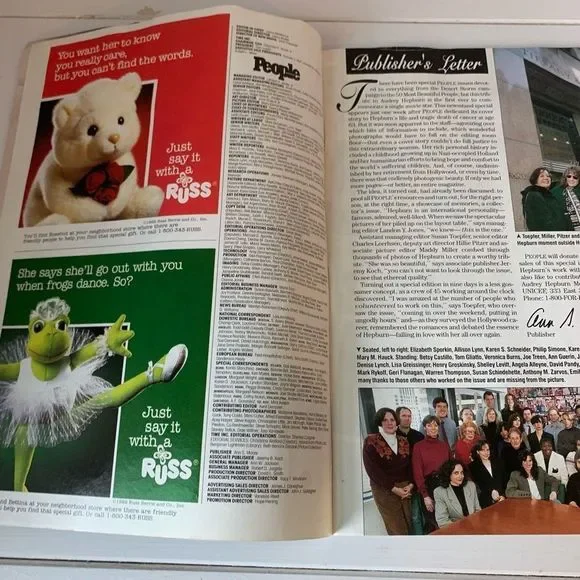 Audrey Hepburn People Extra Weekly Winter 1993. A Tribute Special - Picture 4 of 7